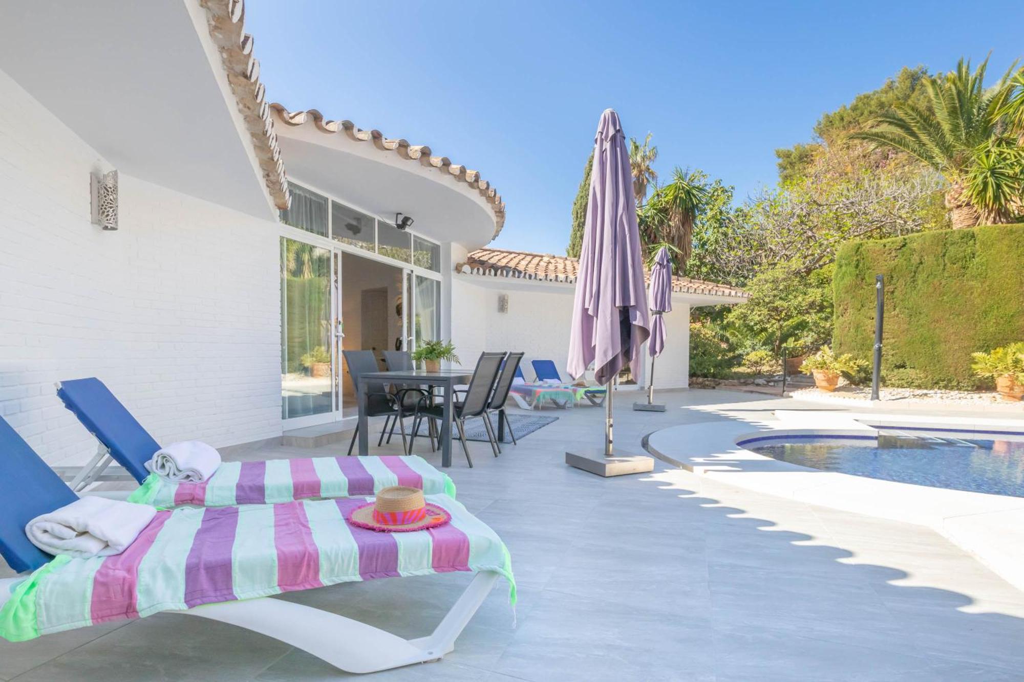 Pool Villa Rancho Domingo Family Friendly - Happy Rentals Benalmádena Exteriér fotografie