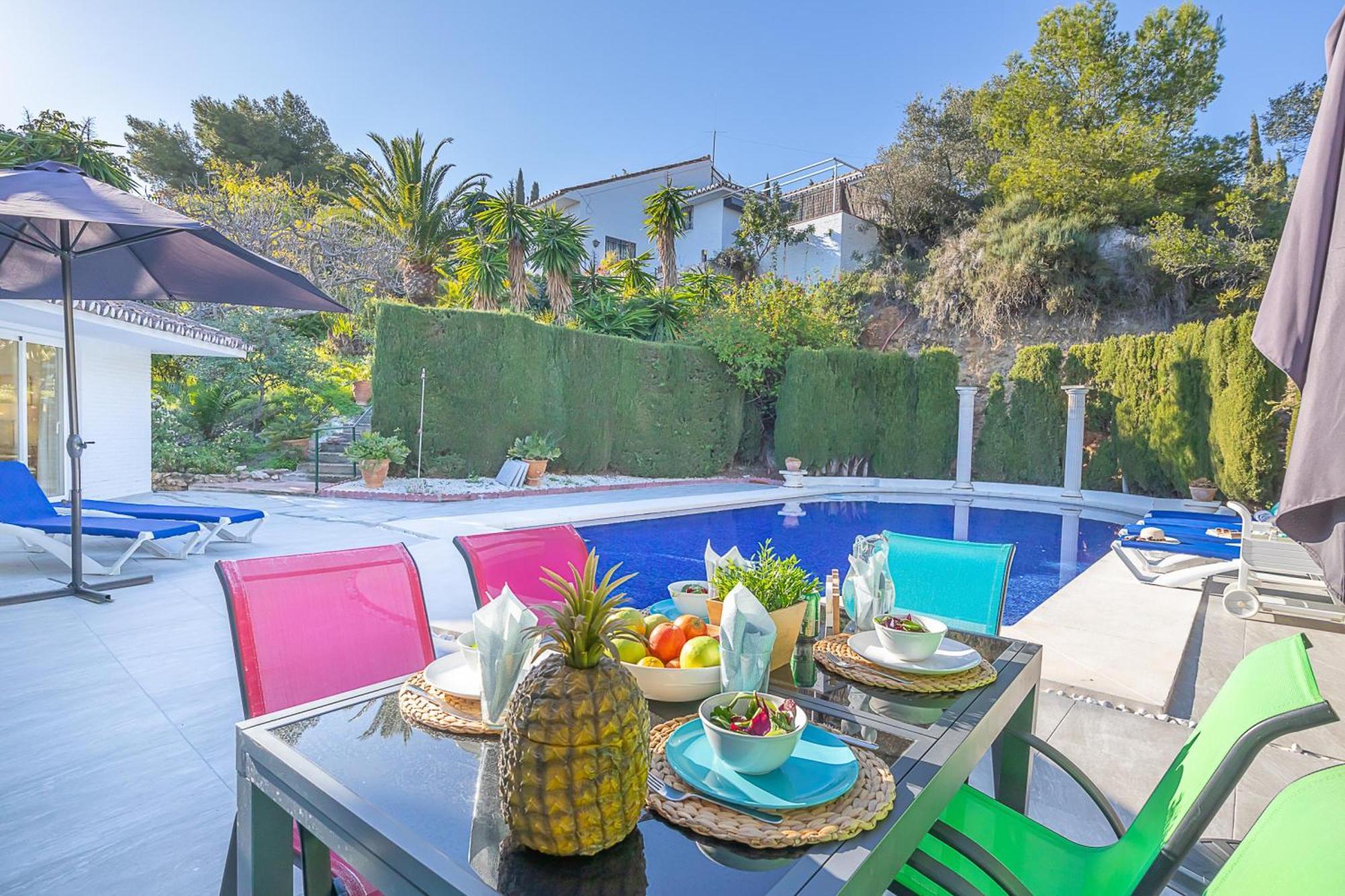 Pool Villa Rancho Domingo Family Friendly - Happy Rentals Benalmádena Exteriér fotografie