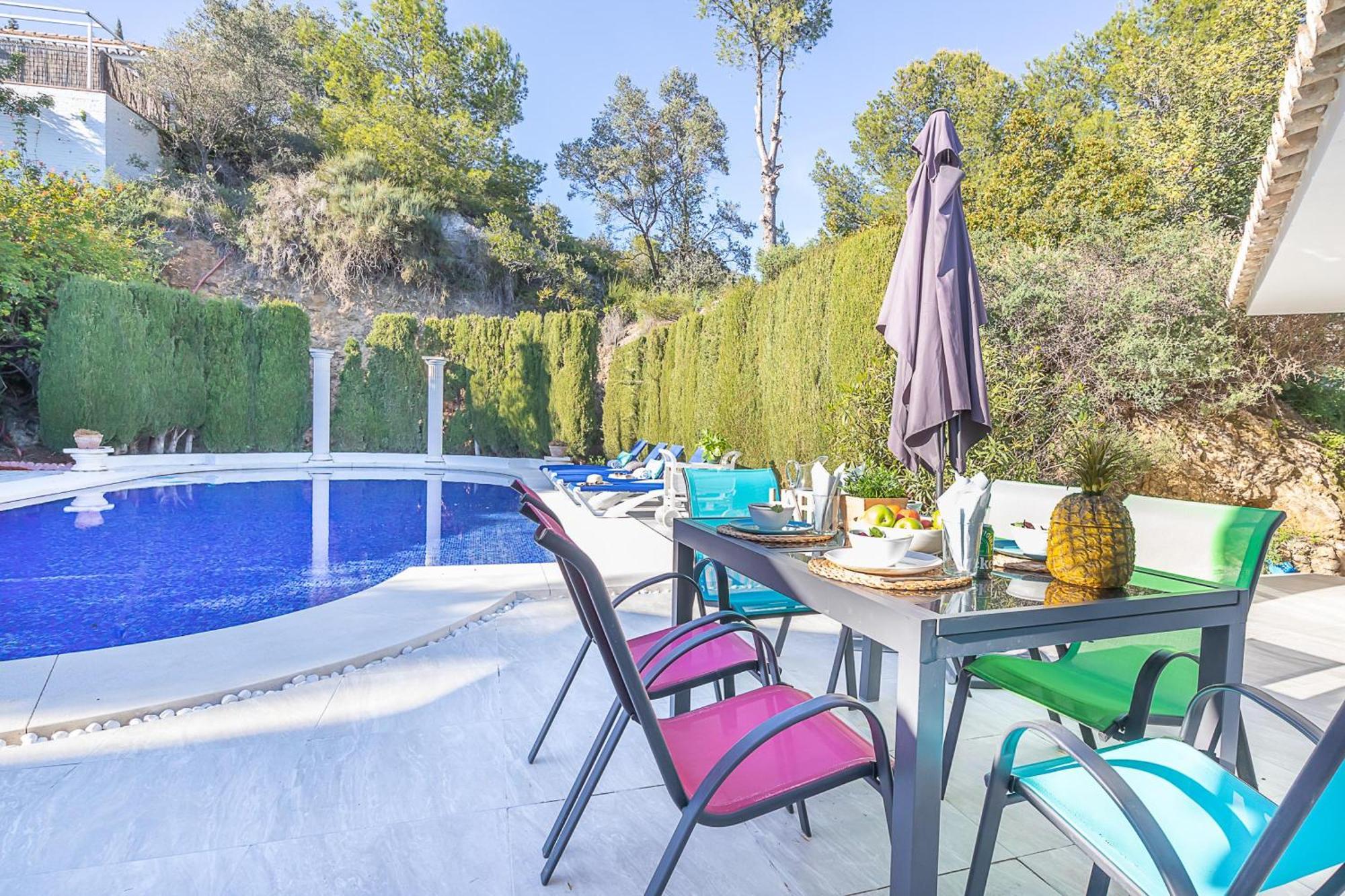 Pool Villa Rancho Domingo Family Friendly - Happy Rentals Benalmádena Exteriér fotografie